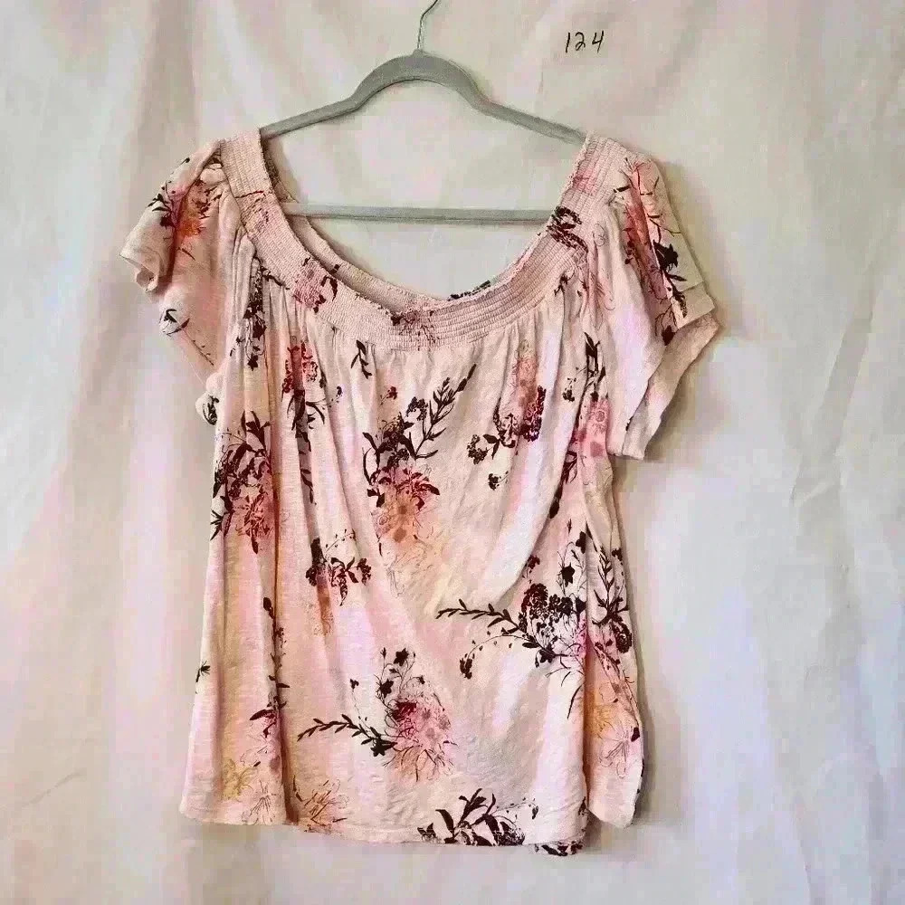 Cato womens short sleeve top size 26/28W